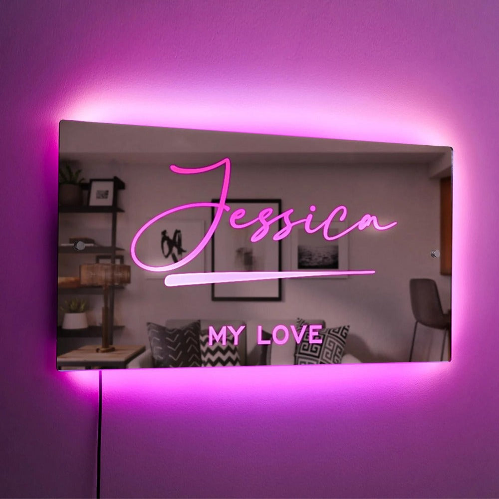 Personlig Speil Med LED-Belysning