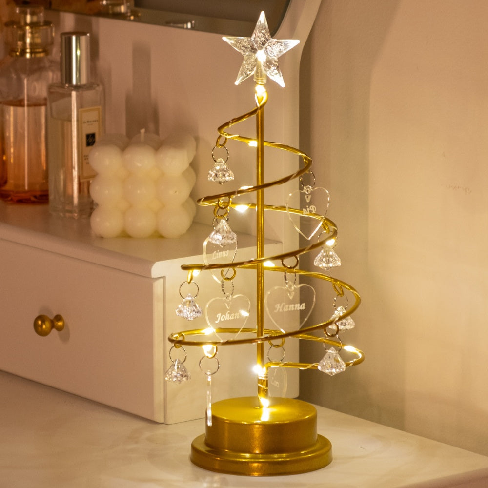 Familietre | Vakker Personlig Juletrelampe