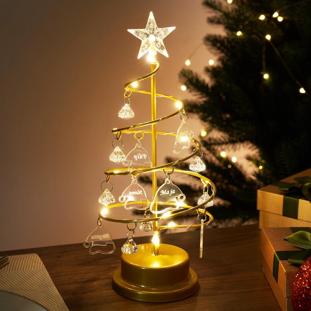 Familietre | Vakker Personlig Juletrelampe