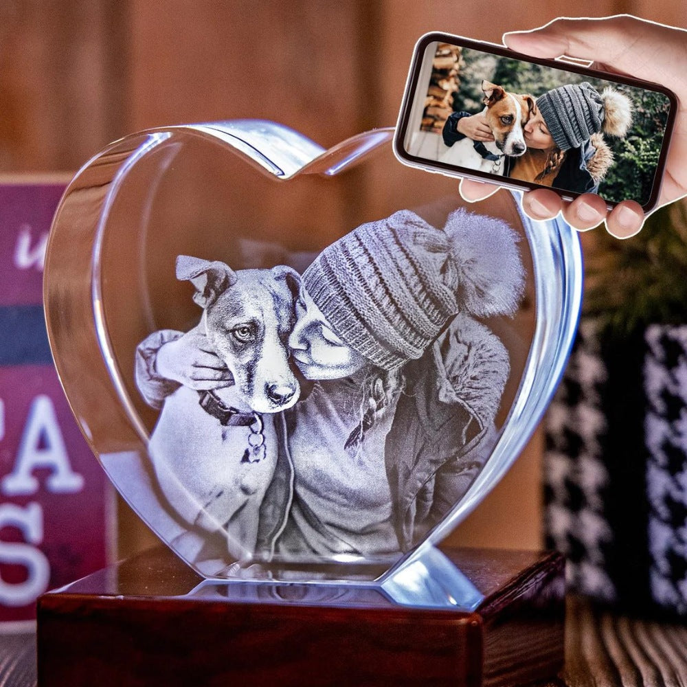 Fotokrystall 3D | Hjerte