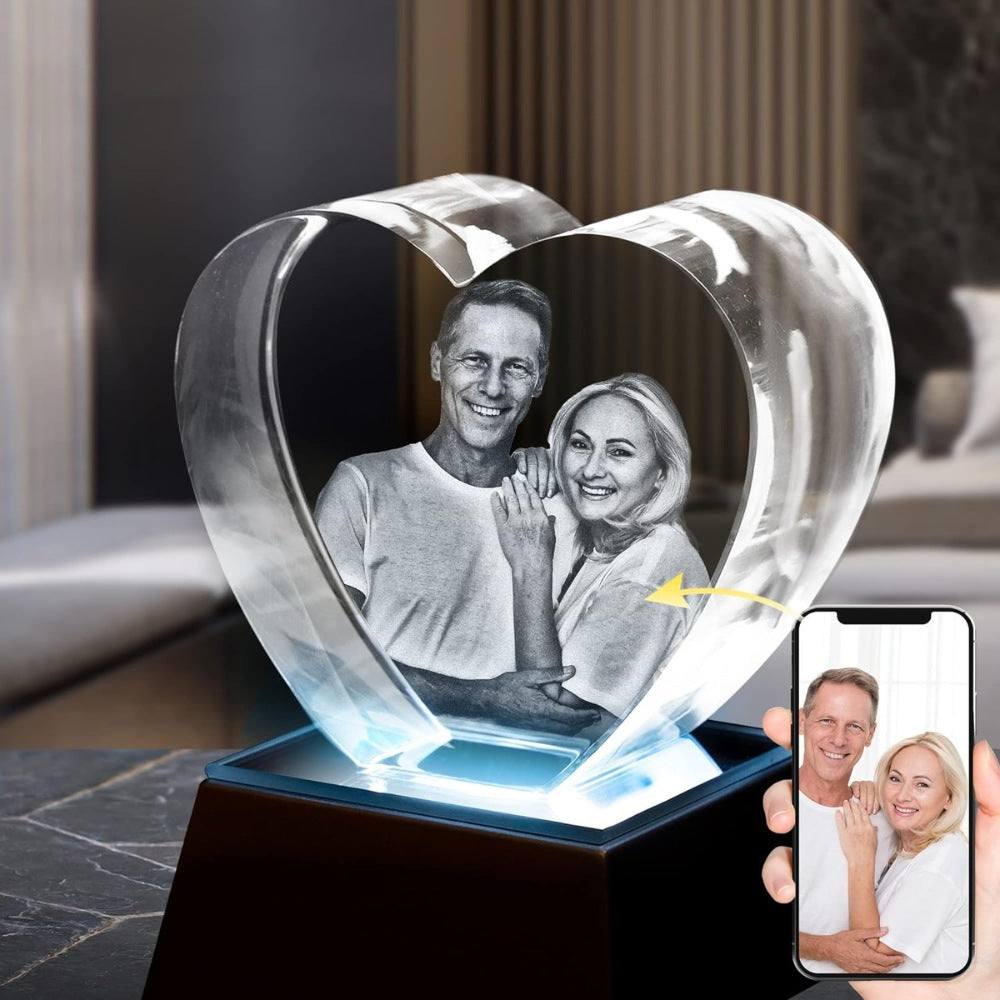 Fotokrystall 3D | Hjerte
