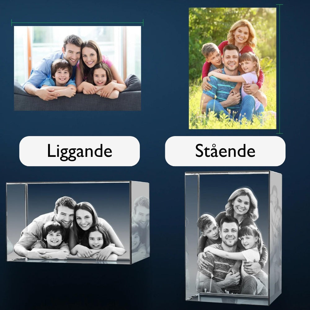 Fotokrystall 3D | Rektangel