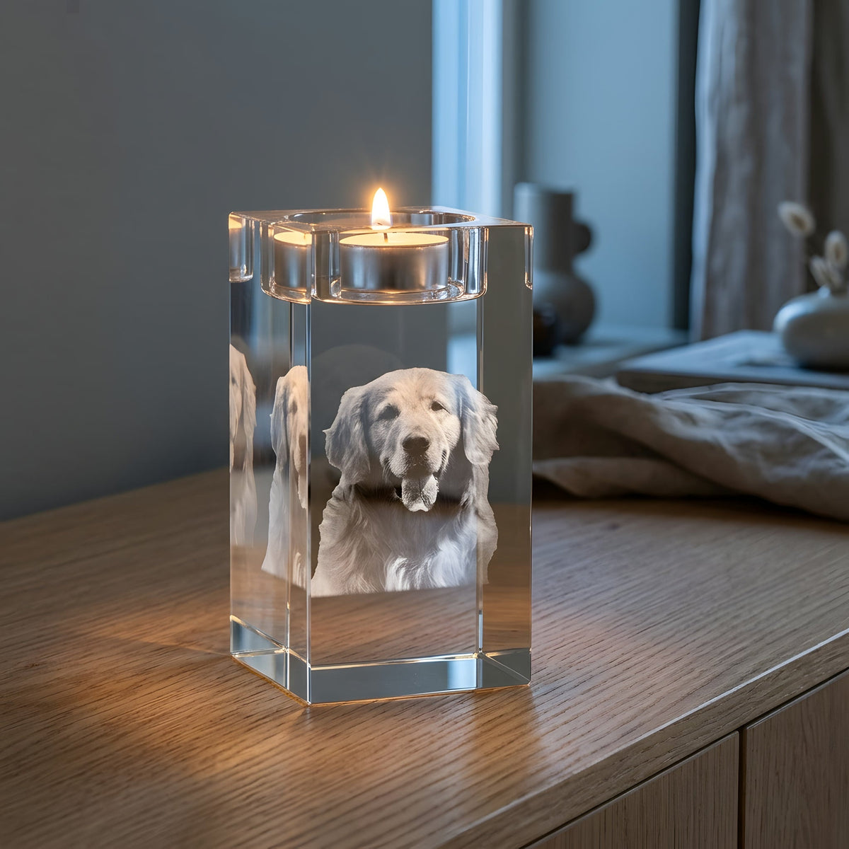 Fotokrystall | Personlig Lysestake