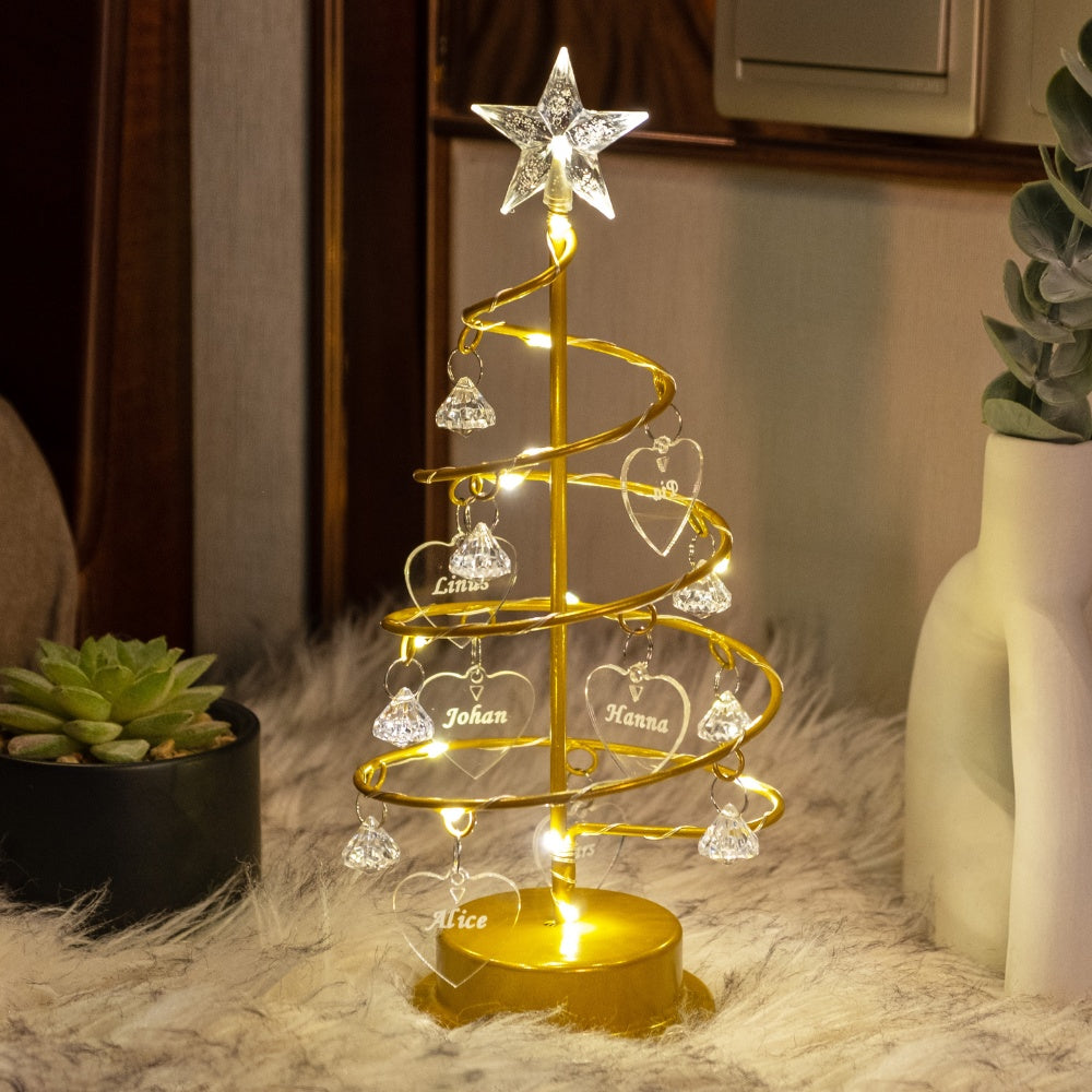 Familietre | Vakker Personlig Juletrelampe