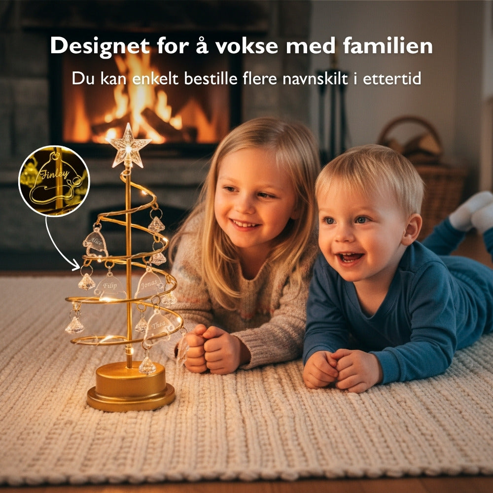 Familietre | Personlig Juletrelampe