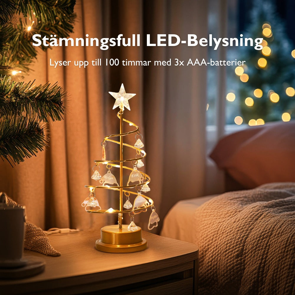 Familietre | Vakker Personlig Juletrelampe