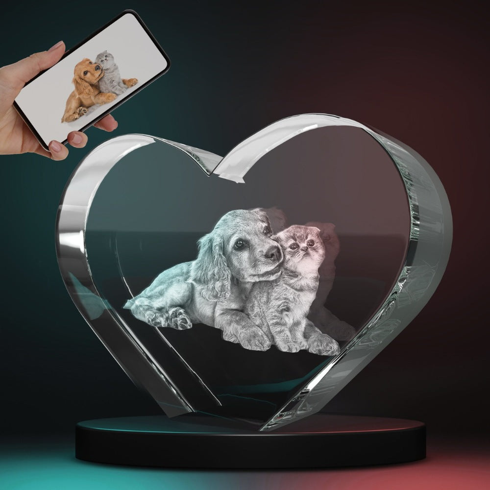 Fotokrystall 3D | Hjerte