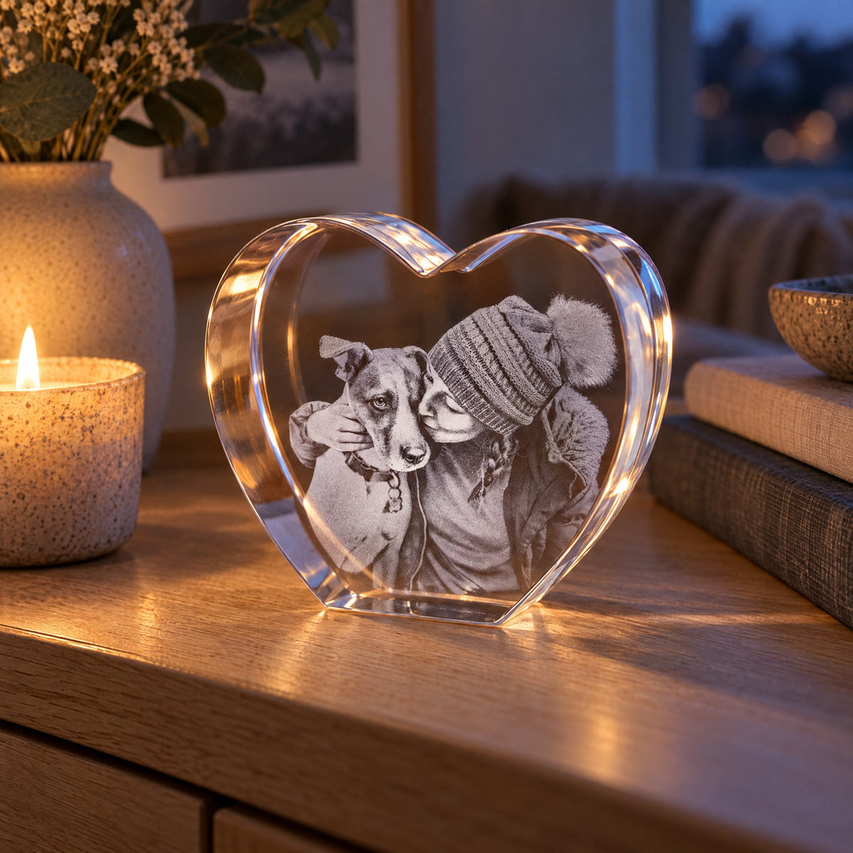 Fotokrystall 3D | Hjerte